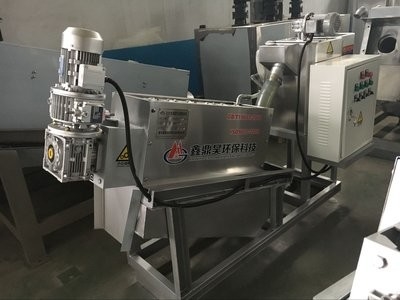 Αγορά SS304 SS316 Μηχανή αποχέτευσης λάσπης με βίδα Προσαρμόσιμο διπλό μεταγωγικό βίδωμα online manufacture