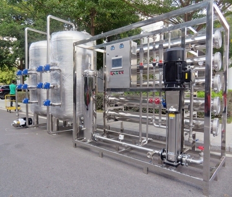 Αγορά 1500 kg βάρος 250 Lph Εξοπλισμός επεξεργασίας νερού με αντίστροφη οσμωσία για εταιρεία διανομής πόσιμου νερού online manufacture