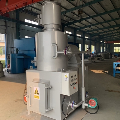 Αγορά Ηλεκτρικός αυτόματος έλεγχος PLC Siemens 50L/H αποτεφρωτήρας για την αθόρυβη καύση ιατρικών οικιακών αποβλήτων και αποβλήτων ζώων online manufacture