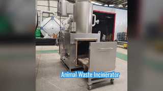 Animal Incinerator 1200C Απόρριψη απορριμμάτων υψηλής θερμοκρασίας